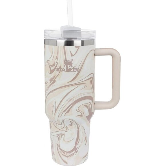 STANLEY The FlowState Quencher H2.0 Tumbler 40 oz. Polar Swirl NEW